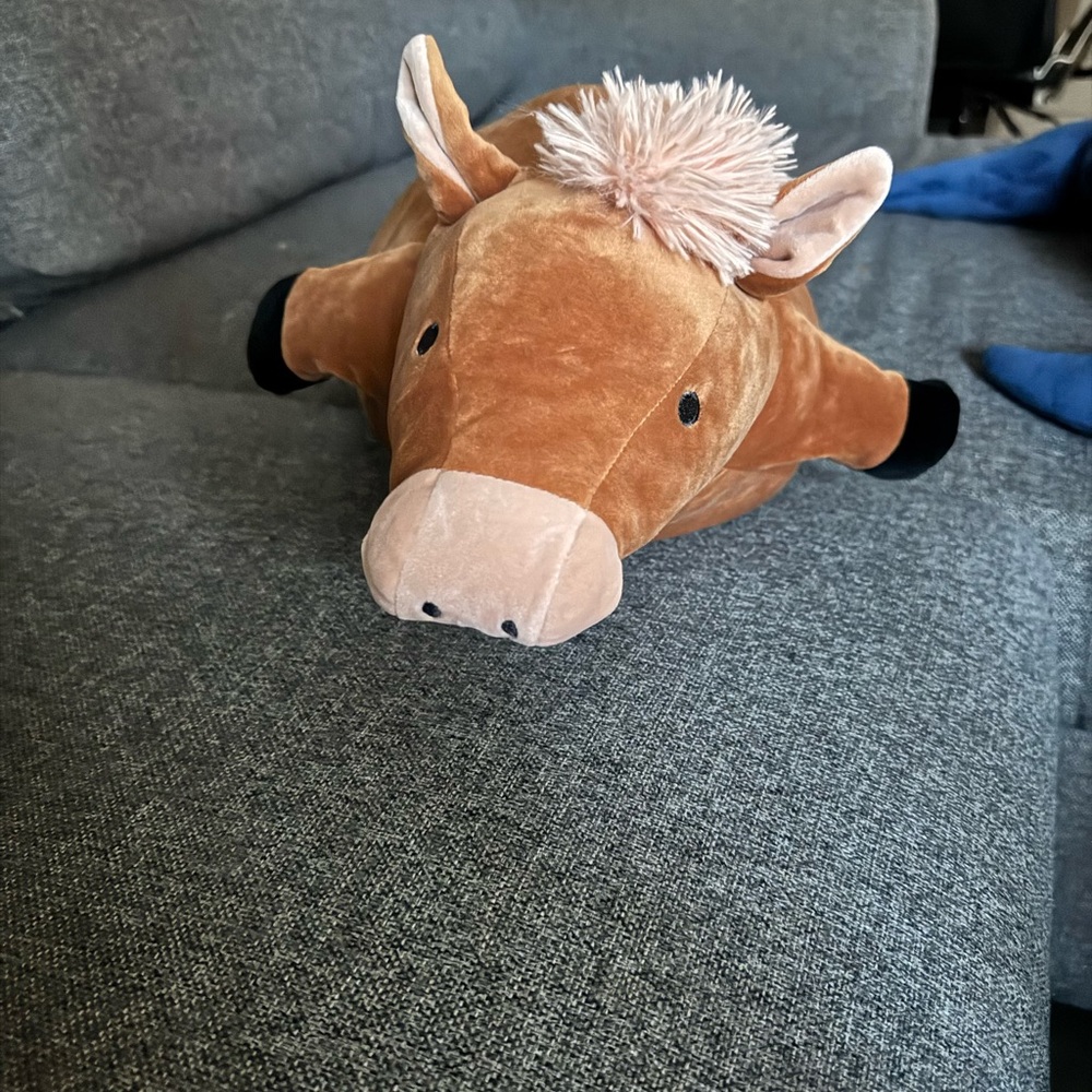 Pillowfort Brown Horse Stuffed Animal